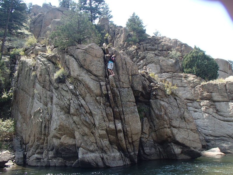 Bouldering in Hecla Junction, Buena Vista