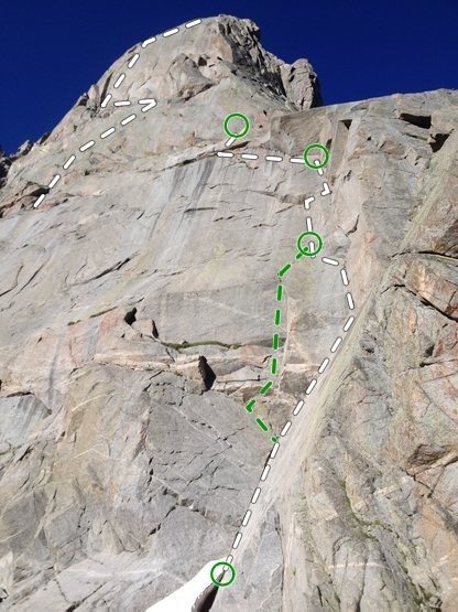 East Face, Plume, Warbonnet, Cirque of Towers Wyoming