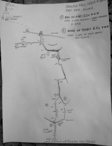 Topo for Col du Ane^ and Roof of Tears