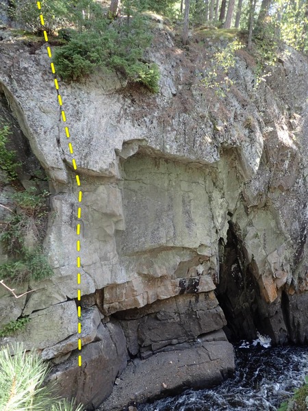 A look at Empty Nest from the north side of the gorge.