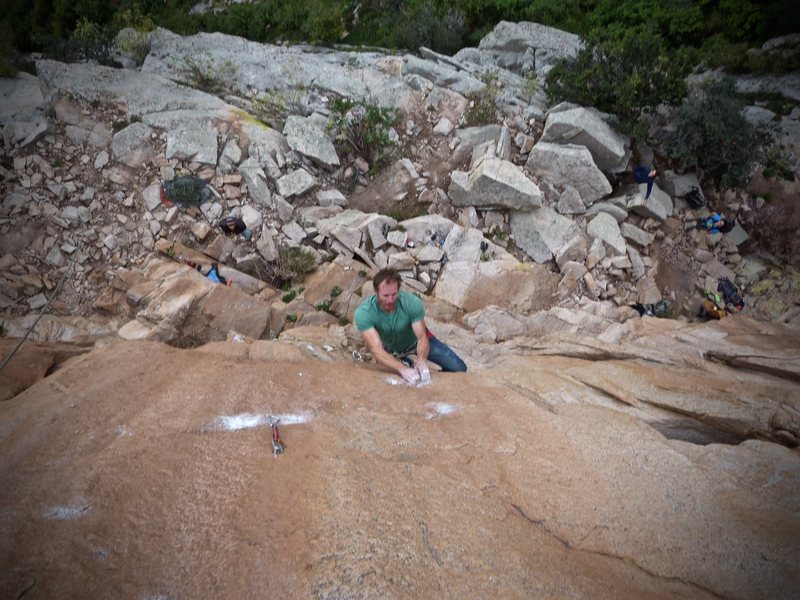Vince on the crux of Red Tide