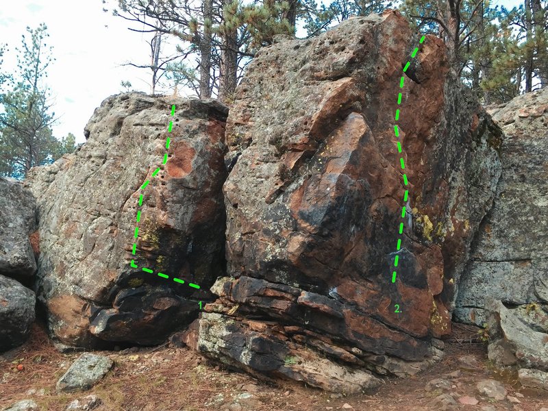 Slot Machine Boulder<br>
1.Violins V2 ( On Violins Boulder)<br>
2.) Slot Machine V1