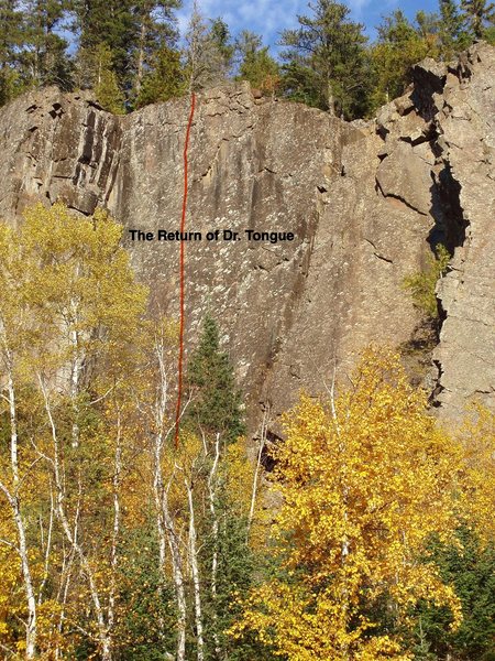 The Return of Dr. Tongue<br>
(from start of boulder field)