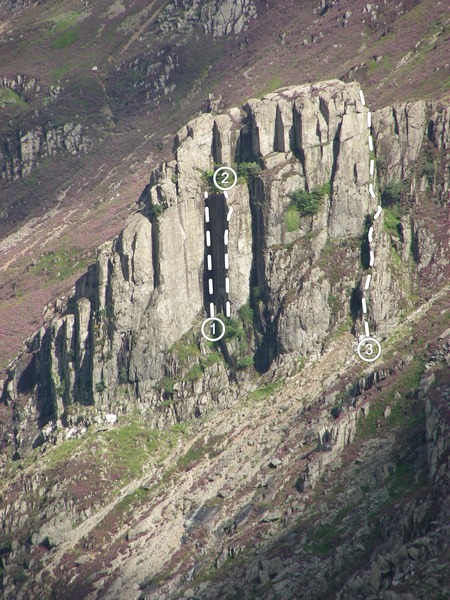 Dinas Cromlech - Three Routes