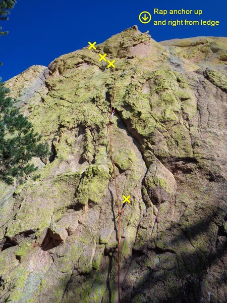 Highly recommended mystery summit pitch on the Muttonhead. Probably 5.10a? 4 bolts and gear to #1 camalot. Be sure to continue all the way to the true summit for expansive views.