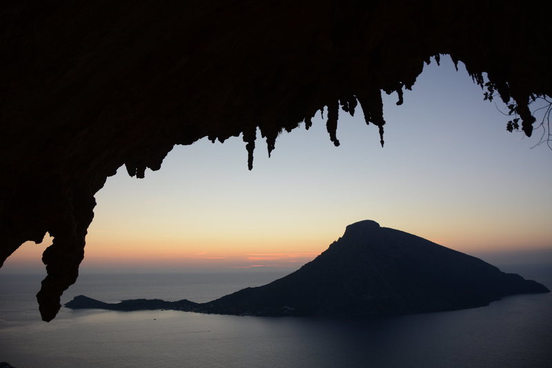 A view of Telendos from the anchors