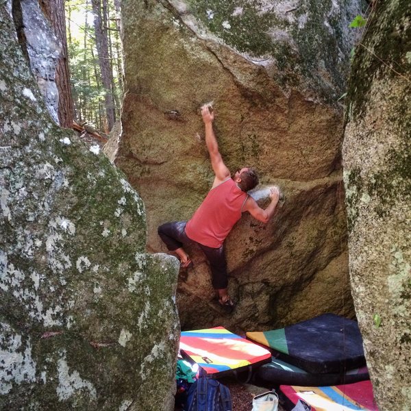 Sticking the crux