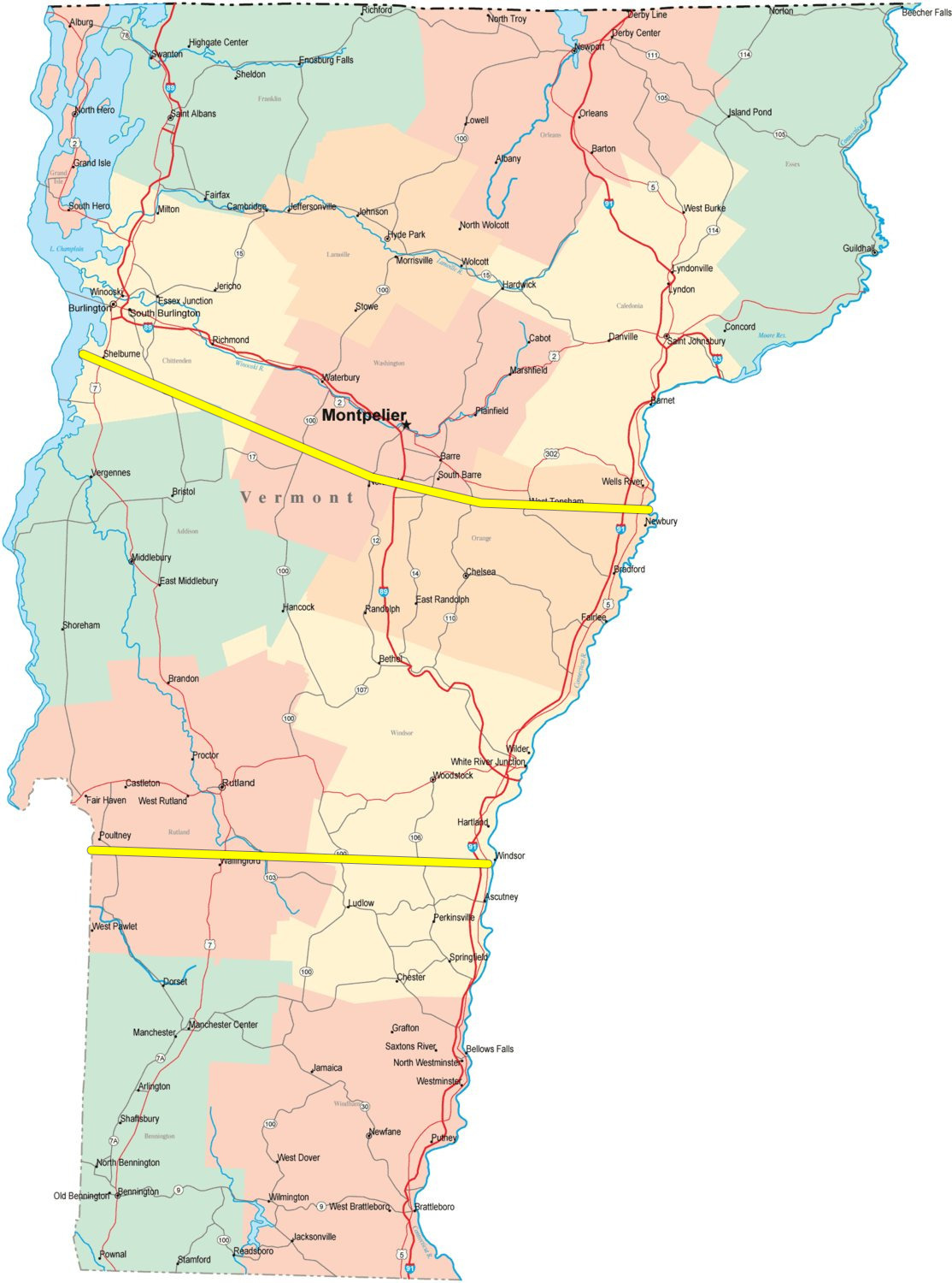 Vermont Areas