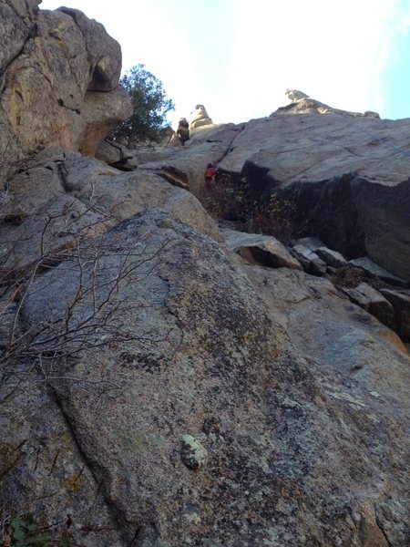Lew about to start the "awful-width".