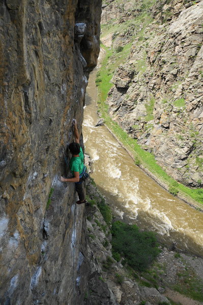 A good line in a great setting.
