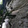 sport climbing route