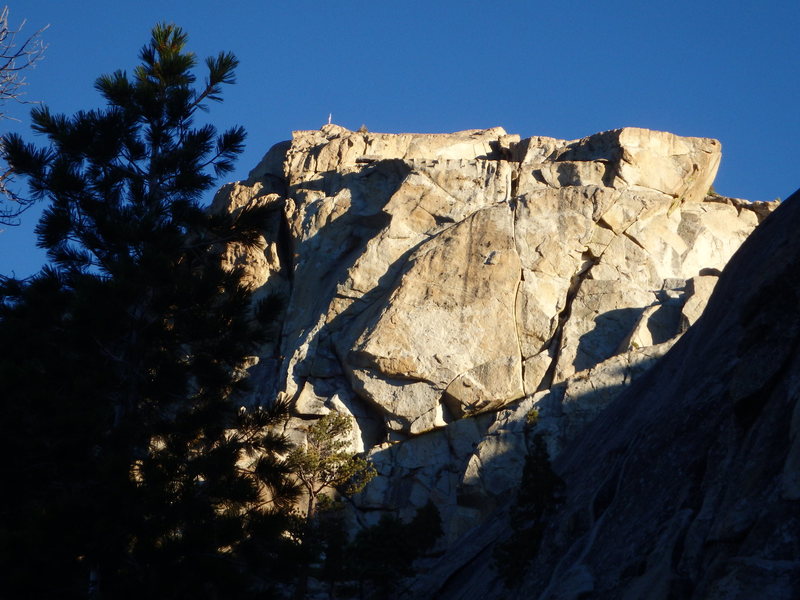 Main Crack in the Face of Flag Pole Peak