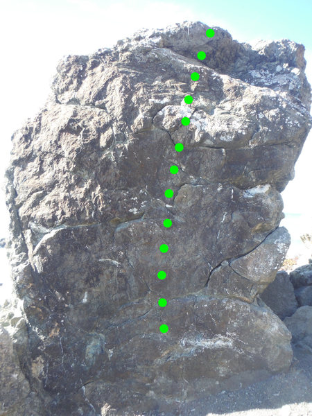 Follow the green dots