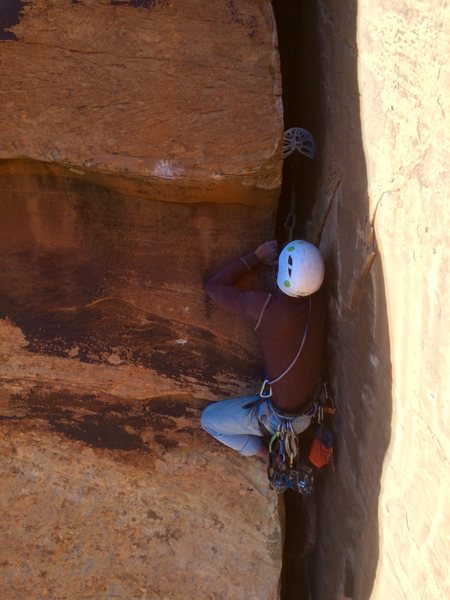 Entering the crux