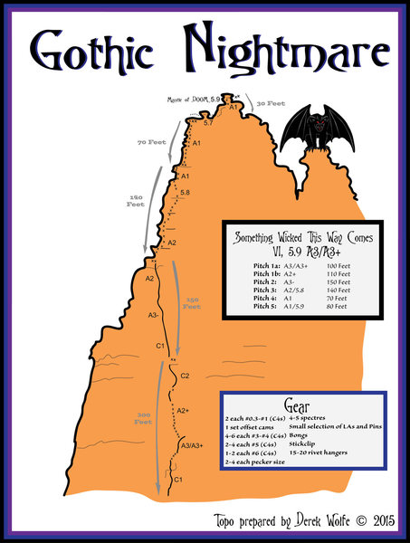 Route Topo. The bolt counts should be correct, if not, let me know so I can fix it.