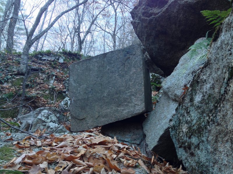 Cool cube in the bouldering area