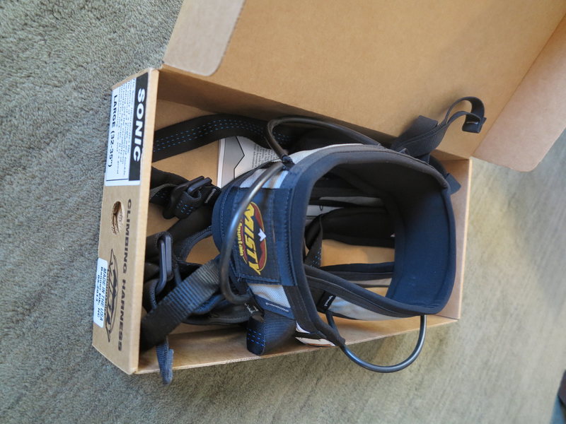 Misty Mountain Sonic Harness New in Box Adjustable legs-- fits 32-36 waist SOLD