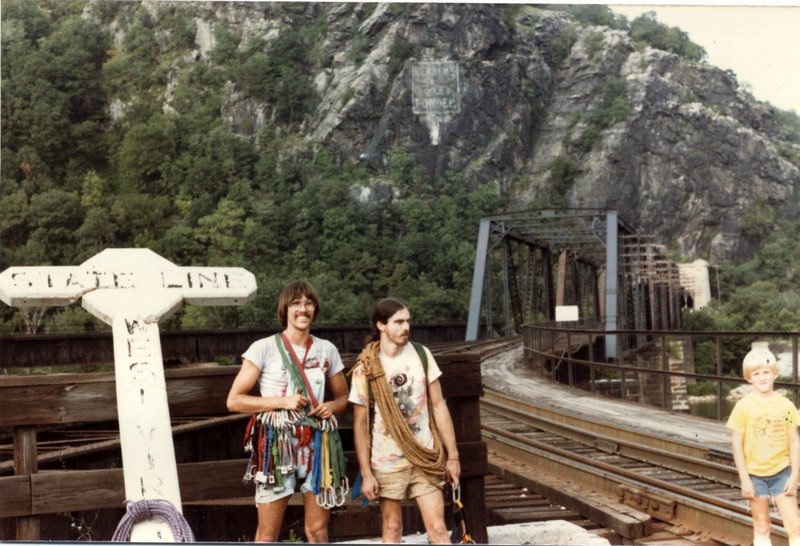 Rob Savoye and Ed Bollack, on a Sign Route day. (Rob Savoye collection)