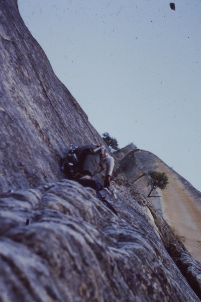 Pitch off the bivy ledge.
