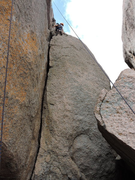 Most of the crack with Alex at the top.
