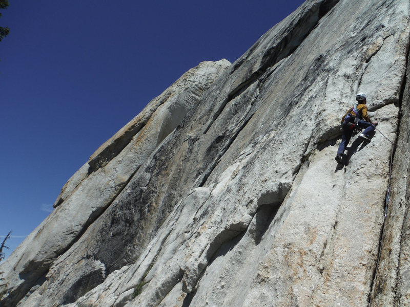 Eric Collins leading 1st Pitch of Excellent Smithers on Medlicott Dome