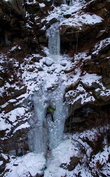 Awesome first ice climb of the season.<br>
<br>
Thanks, Nick with Coloradoaerialproductions.com for the drone footage!<br>
<br>
https://www.youtube.com/watch?v=gkSvUqg__iY&feature=youtu.be