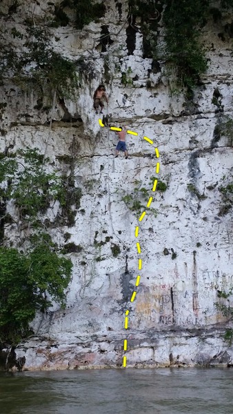 route we took but by nooo means the only way. play play play!