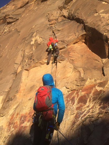 Craig headed off on a brisk November morning