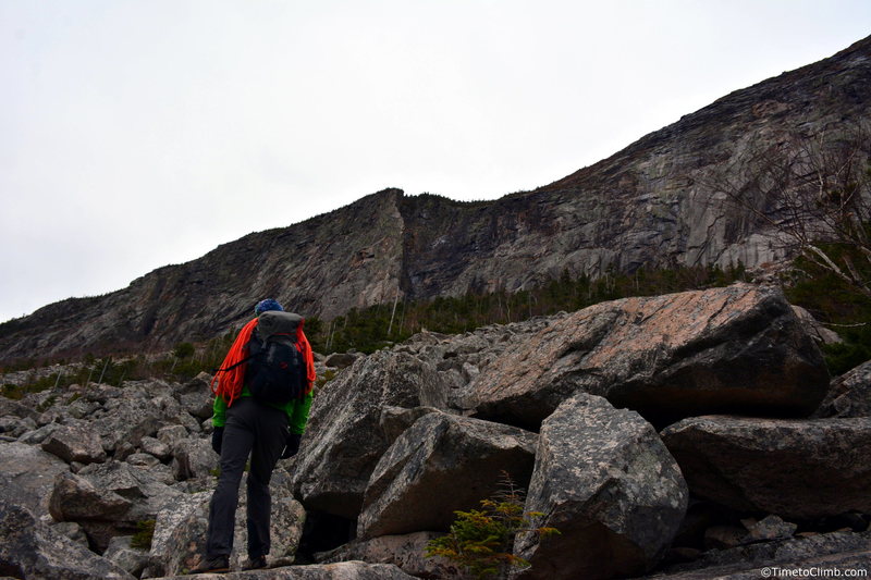 The approach to the Whitney Gilman Ridge<br>