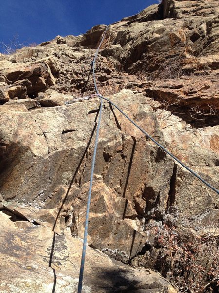 The climb.