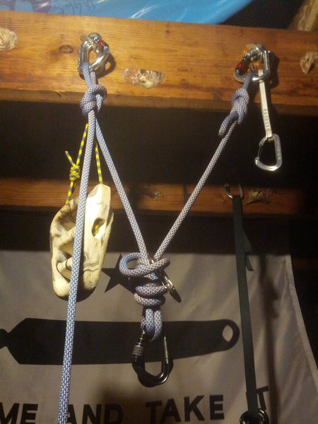 extending top rope anchors
