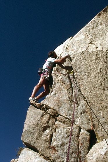 Dave Caunt leads "Hidden Persuasion" (5.10d)