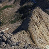 Climbing North Peak<br>
Photo by Bill McConachie