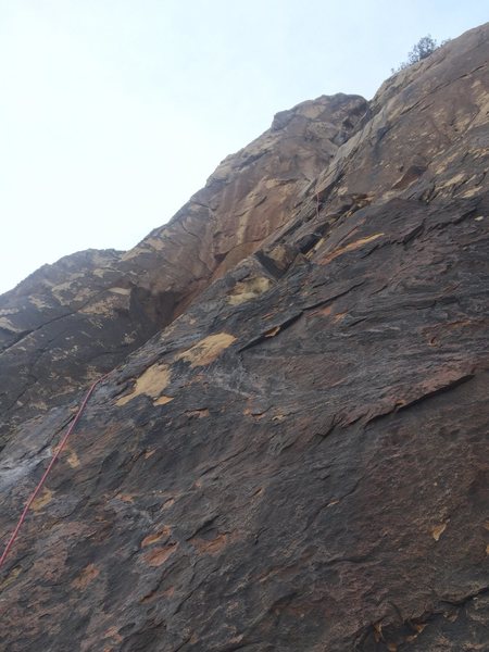 Second pitch from the first belay.