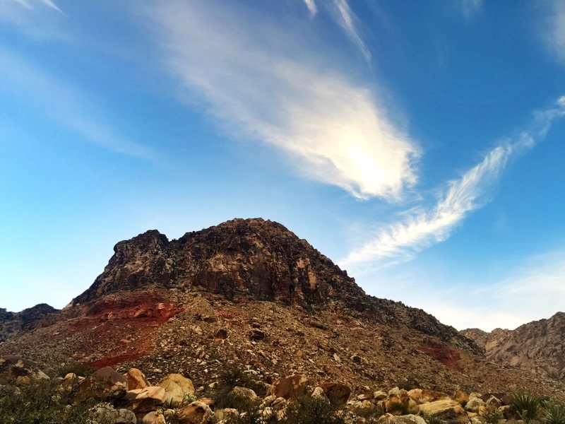 Windy peak.