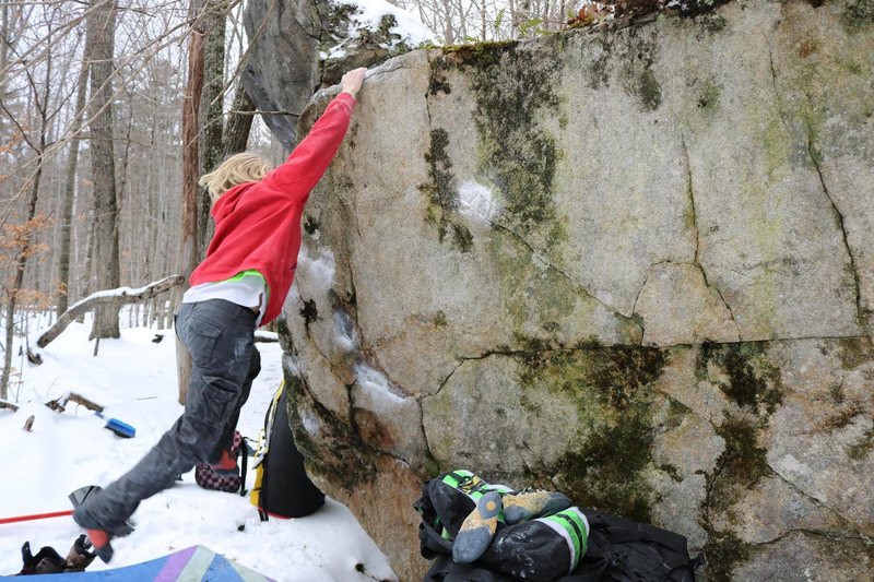 Sticking the lip! pic by Troy Fauteux