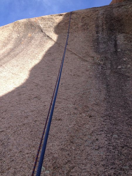 The crux area.