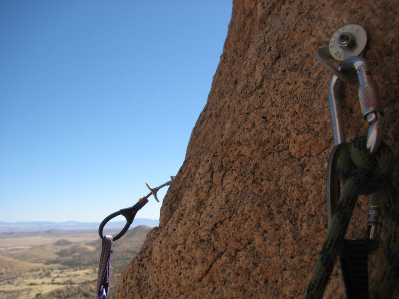anchor above chimney pitch