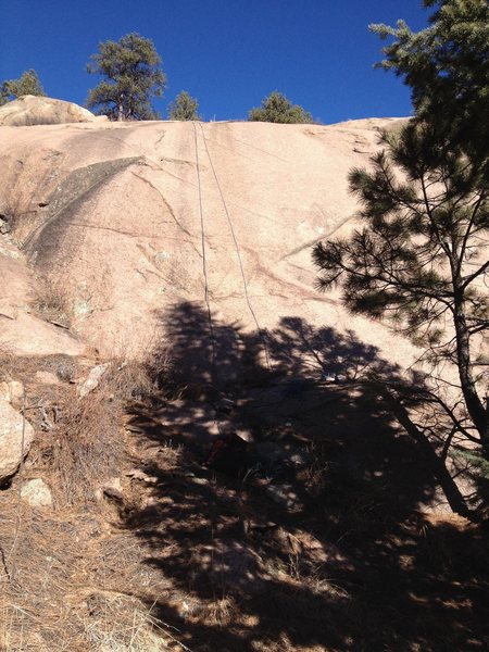 The route is basically where the ropes are.