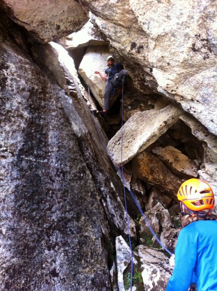 Out of the cave on P8