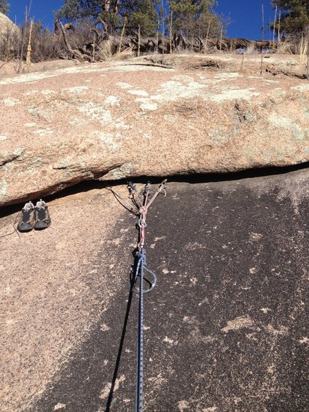 The anchor area.