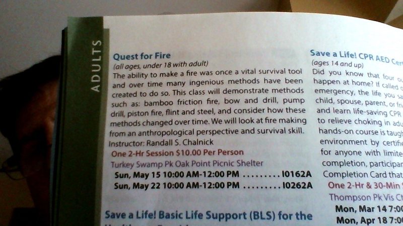 I developed QUEST FOR FIRE for Monmouth County Parks Department in 2016.