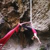 It was so much fun to rig an aerial silk from the anchor and have an aerial session outside. What a beautiful spot for it!