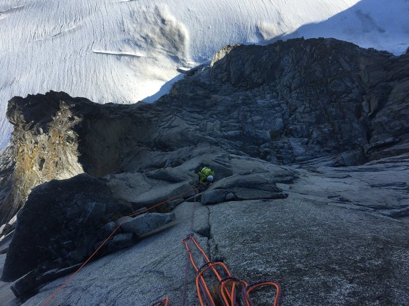 Looking down P4