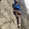 Technical climbing on the lower half of Eveready