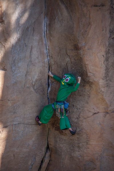 Gumbies can send 5.12 too!
<br>
Forks Fest 2015
<br>
Photo by Chuck Claude