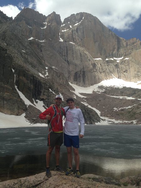 Chasm Lake, RMNP with Andy Allstadt