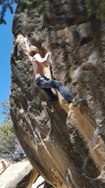 Ian on Eden. Even with his height this is a big stretch.