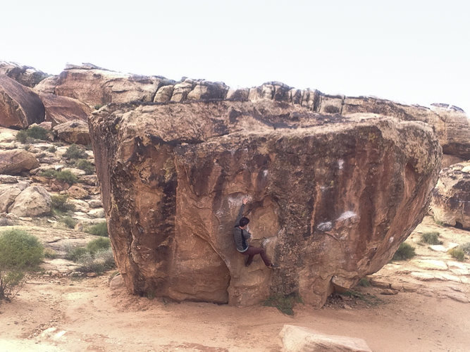 Fun climb in a good easy warm-up area.