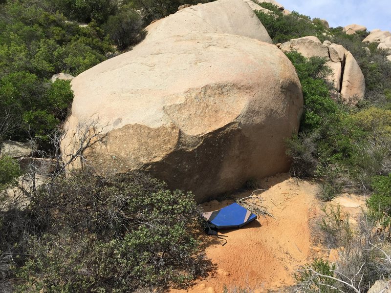 No named Boulder Problem at Mt Woodson near Grand Central Station